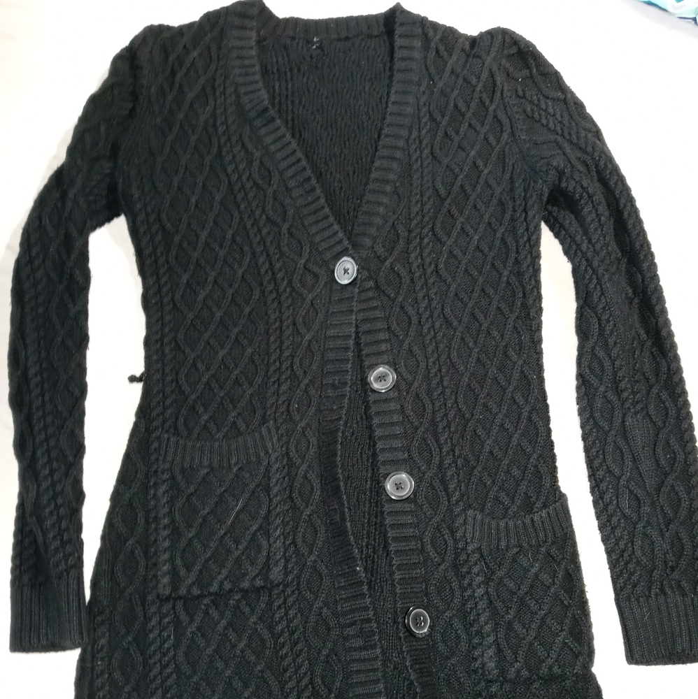 Long dress jacket/sweater